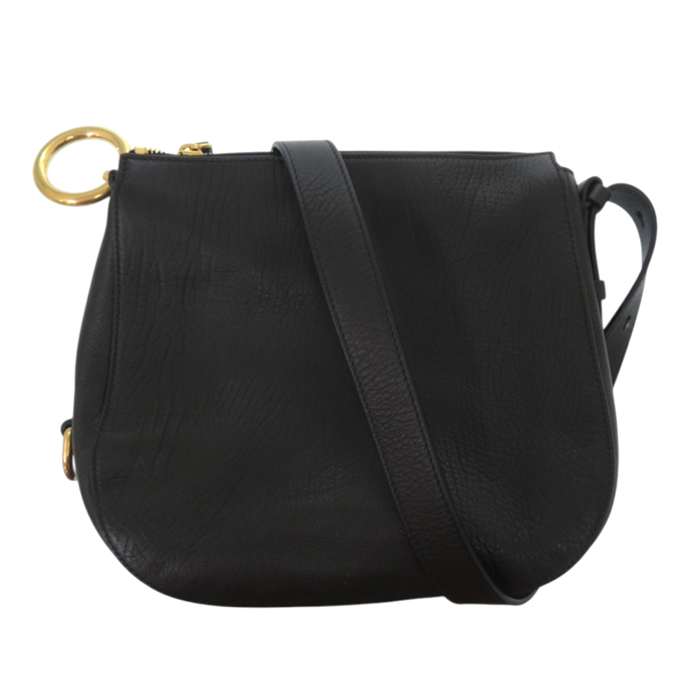 Pre-Loved Burberry Small Calfskin Knight Shoulder Bag